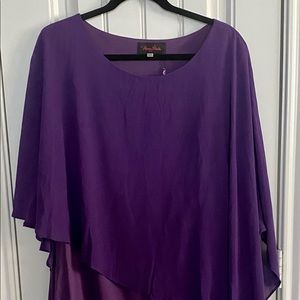 Beautiful elegant poncho dress size 18w